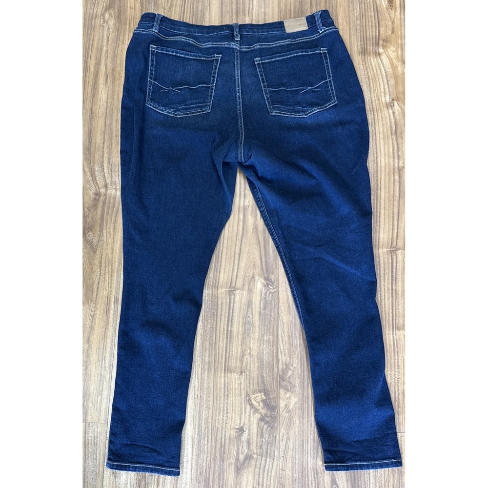 BKE Jeans Gabby Curvy Fit High Rise Skinny Womens 36x31.5 Blue Dark Wash - Picture 2 of 7